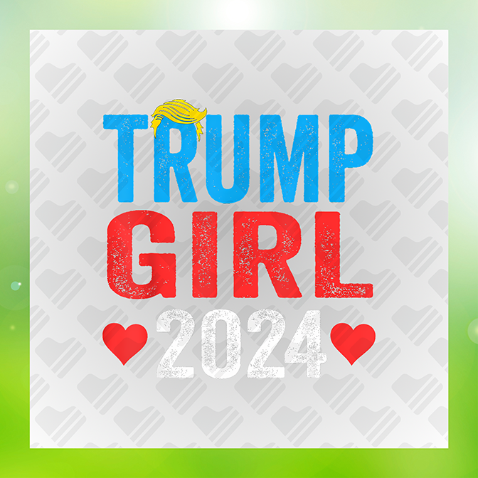 Trump Girl 2024 Trump Sticker