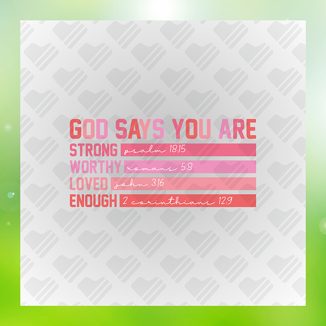 God Says You Are v2 Sticker